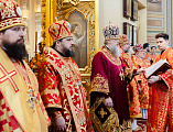 Преосвященнейший епископ Симон сослужил главе Донской митрополии в кафедральном соборе города Ростов-на-Дону