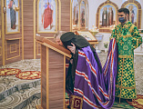 В престольный праздник Преосвященнейший епископ Симон совершил Божественную литургию в храме святого благоверного князя Александра Невского г. Шахты и рукоположил в сан иерея диакона Даниила Зырянова