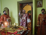 В Неделю апостола Фомы епископ Симон совершил Божественную литургию в храме блаженной Ксении Петербургской города Шахты