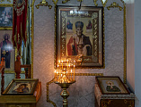 Накануне дня памяти святителя Николая Чудотворца епископ Симон совершил всенощное бдение в Никольском храме поселка Аюта