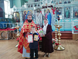 В храме Архистратига Михаила пос. Каменоломни Октябрьского района для детей церковно-приходской воскресной школы «Благовест» прошло праздничное мероприятие, посвященное Пасхе Господней