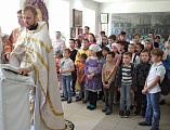 В храме в честь великомученика и целителя Пантелеимона города Гуково состоялась детская Божественная литургия
