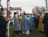Соборное богослужение в Сретенском храме станицы Базковской