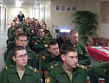 С пастырским визитом иеромонах Николай (Наметышев) провел встречу с военнослужащими 150-мотострелковой дивизии