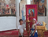 В воскресной школе слободы Позднеевка прошло занятие о днях творения