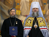 Преосвященнейший епископ Симон сослужил митрополиту Меркурию в Ростовском кафедральном соборе Рождества Пресвятой Богородицы в день тезоименитства Главы Донской митрополии