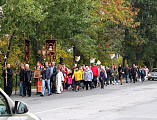 Традиционным крестным ходом отметили праздник Крестовоздвижения в Гуковском благочинии