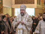 В праздник Крещения Господня Преосвященнейший епископ Симон совершил Литургию, чин Великого освящения воды в Покровском кафедральном соборе города Шахты