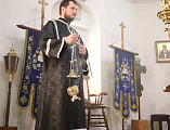 Епископ Шахтинский и Миллеровский Симон совершил Литургию Преждеосвященных Даров в храме Донской иконы Божией Матери г. Новошахтинска
