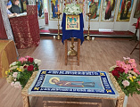 В храме села Первомайское изготовили гробницу для плащаницы Пресвятой Богородицы