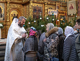 В Навечерие Рождества Христова – Рождественский сочельник Преосвященнейший епископ Симон совершил богослужение и иерейскую хиротонию в Покровском кафедральном соборе г. Шахты