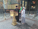 В Покровском кафедральном соборе состоялась встреча благочинного приходов Александровск-Грушевского округа и председателя Шахтинской местной организации Всероссийского общества слепых