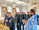Совместный молебен перед иконой Божией Матери «Неопалимая купина» в Боковской