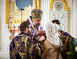 Преосвященнейший епископ Симон принял участие в торжествах по случаю дня памяти священномученика Николая Попова в Волгоградской митрополии 