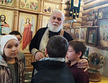 Экскурсионное посещение школьниками храма преподобного Серафима Саровского хутора Красновки