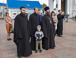 Праздничное мероприятие ко дню памяти святых Петра и Февронии Муромских состоялось на Соборной площади