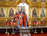 Преосвященнейший Симон совершил Божественную литургию и хиротонию во пресвитеры в храме великомученика Георгия Победоносца хутора Лихой