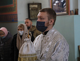 С архипастырским визитом Преосвященнейший епископ Симон посетил Покровский храм г. Каменск-Шахтинский и совершил чин присоединения к Православной Церкви временно от нее отпавших христиан