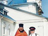 В Донском храме Новошахтинска Герой России принял казачью присягу