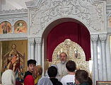 Храм великомученика Пантелеимона в Миллерово посетили учащиеся школы №8