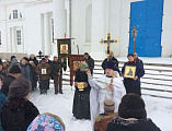 Успенском храме станицы Калитвенской отметили престольный праздник одного из пределов – в честь Собора Иоанна Крестителя