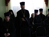 Очередную лекцию курсов повышения квалификации духовенства провел член дисциплинарно-аттестационной комиссии Шахтинской епархии протоиерей Александр Минин