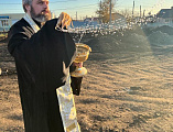 Иерей Виктор Литвинов посетил общеобразовательную школу поселка Ударник Красносулинского района