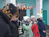 Народными гуляньями открыли масленичную неделю в приходе великомученика и целителя Пантелеимона г. Гуково