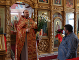 Поздравления с 17-летием диаконской хиротонии принял настоятель Донского храма г. Новошахтинска протоиерей Роман Амплеев