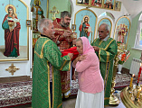 Приход в честь святого праведного Иоанна Кронштадтского г. Шахты соборным богослужением отметил престольный праздник малого храма в честь Царственных страстотерпцев