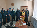 Иерей Сергий Столяров совершил чин освящения 36 пожарно-спасательной части в г. Красный Сулин