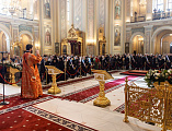 Преосвященнейший епископ Симон с сонмом архипастырей совершил Божественную литургию в Ростовском кафедральном соборе Рождества Пресвятой Богородицы