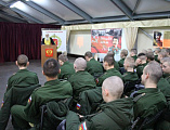 Воинскую часть 15272 ОБМО 150-й мотострелковой дивизии с пастырским визитом посетил иеромонах Николай (Наметышев)