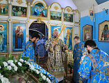 В день престольного праздника Преосвященнейший епископ Симон совершил Божественную литургию в храме в честь Казанской иконы Божией Матери г. Гуково