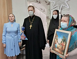 Дом престарелых п. Садовый в святочные дни посетил протоиерей Роман Мясников