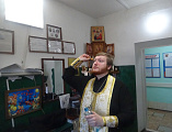 В следственном изоляторе ФКУ СИЗО-4  был совершён чин освящения дежурной части