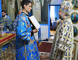 В день престольного праздника Преосвященнейший епископ Симон совершил Божественную литургию в храме в честь Казанской иконы Божией Матери г. Гуково