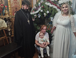 В Кашарах отпраздновали Рождество Христово Литургией, ёлкой и живым ягнёнком