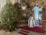 В станице Гундоровской встретили Новый год за Божественной литургией