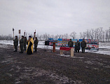 Помощник командира по работе с верующими военнослужащими протоиерей Николай Севрюгин принял участие в строевом смотре новосформированного подразделения воинской части № 84839