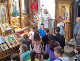 В Донском храме г. Новошахтинска снова встречают детей из Северодонецка