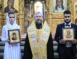 Епископ Шахтинский и Миллеровский Симон совершил таинство Венчания в Покровском кафедральном соборе г. Шахты