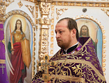 В Неделю 3-ю Великого поста, Крестопоклонную Преосвященнейший епископ Симон совершил Божественную литургию в храме в честь Воздвижения Креста Господня хут. Астахов