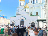 Прихожане храма Святого Архангела Михаила села Первомайское совершили паломническую поездку в Кафедральный Собор Рождества Пресвятой Богородицы города Ростова-на-Дону ﻿