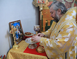 Преосвященнейший епископ Симон с архипастырским визитом посетил храм Архистратига Михаила пос. Соколово-Кундрюченский г. Новошахтинска
