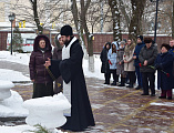 Памятный митинг, посвященный выводу советских войск из Афганистана, прошел возле часовни «Памяти погибшим воинам в Афганистане, Чечне и на Чернобыльской АЭС» в п. Каменоломни