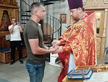 Традиционная встреча и приведение к присяге казаков станицы Мало-Несветаевская