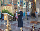 В канун праздника Святой Троицы Преосвященнейший епископ Симон совершил всенощное бдение в Покровском кафедральном соборе г. Шахты