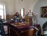 В храме Рождества Христова станицы Митякинской состоялось соборное богослужение духовенства Тарасовского благочиния
