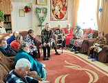 Рождественское поздравление пенсионеров в реабилитационном центре города Гуково